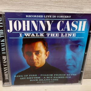 Johnny Cash I Walk The Line Live In Concert Audio Muziek CD 1999 CD 6186 Delta