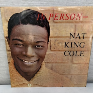Nat King Cole – In Person Vinyl UK Record LP Album Vintage World Record Club – TP 202