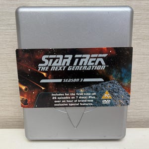 Star Trek: La Nueva Generación - Temporada 3 [DVD] 7 discos en estuche rígido PG