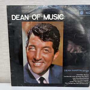Dean Martin Dean Of Music Vinyl UK LP Album Vintage 1959 MFP Mono 1133