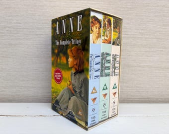 Anne of Green Gables Trilogy VHS Box Set Kevin Sullivan ProductionPAL PG U Vintage