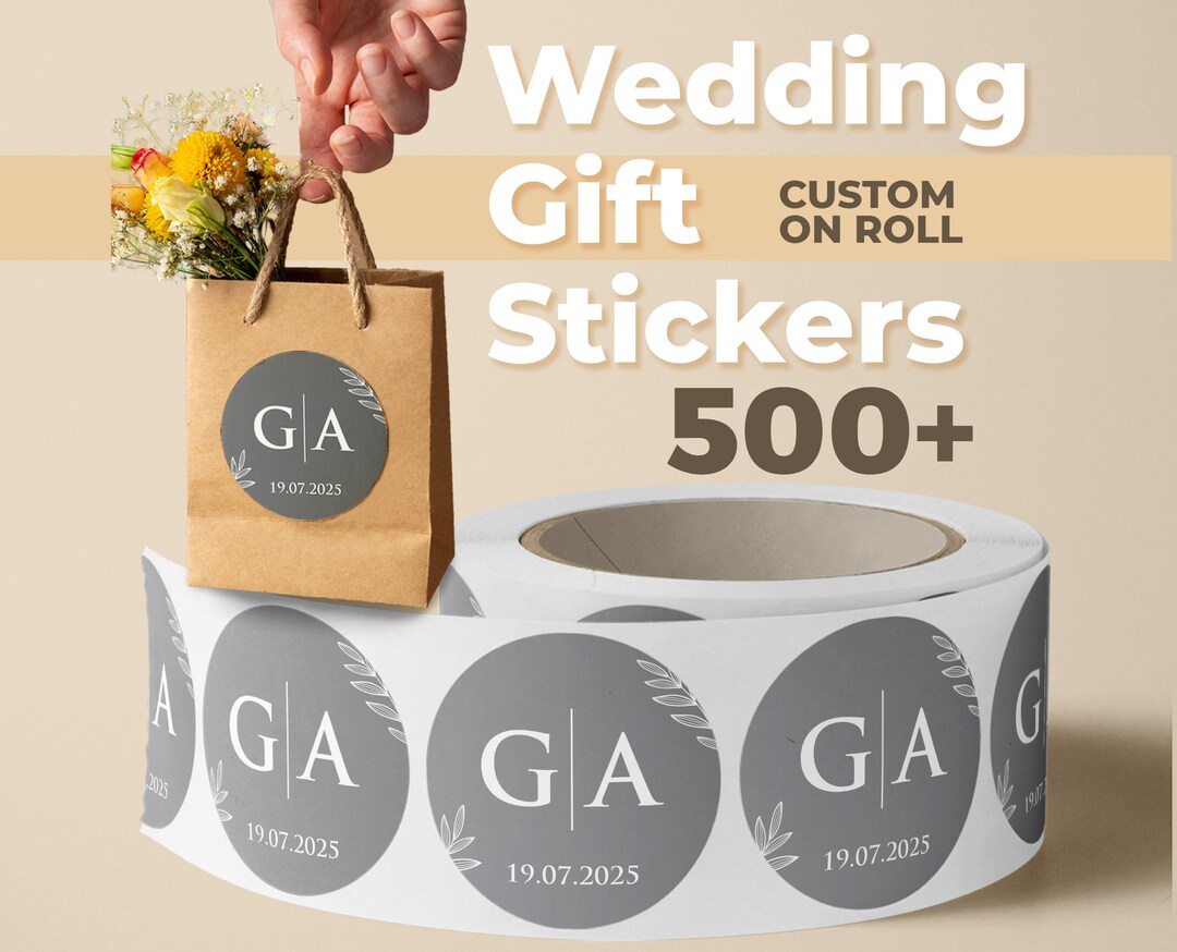 Custom Circle Stickers: Personalized Vinyl Labels, Event Favors, 500 ...
