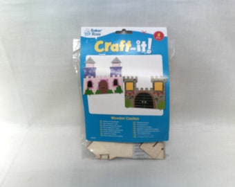 Craft Supplies, Wood Craft Kits, Wooden Castles To Paint, And Craft, Baker Ross Craft It Kits, Un Opened Craft Kits, New Crafts