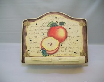 Vintage, Rustic Recipe Book Holder, Shabby Chic Recipe Book Holder, Tablet Holder, Country Kitchen Recipe Book Holder, Wooden Recipe Holder,