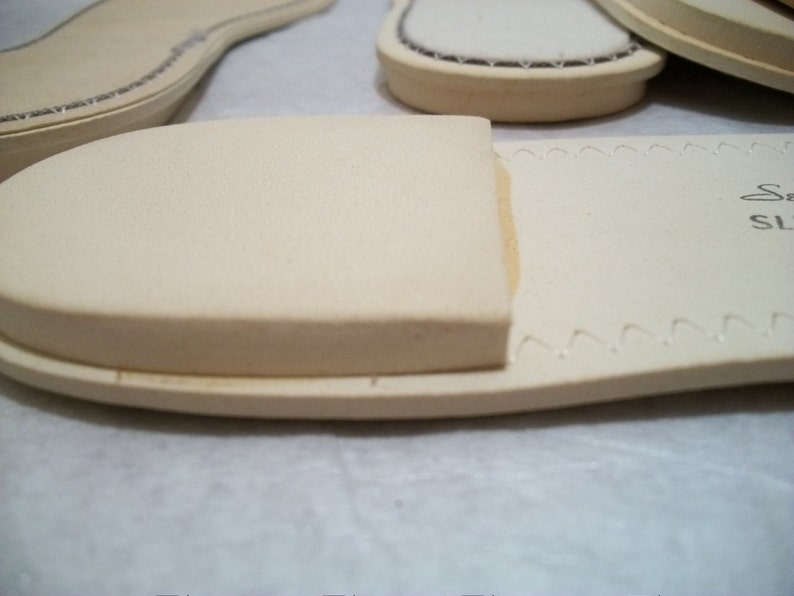 Vintage Slipper Soles Slipper Craft Shoe Making Supplies by | Etsy