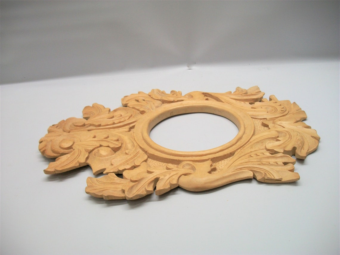 Craft Supplies Wood Frame to Paint Frame Crafts Round Wood Etsy