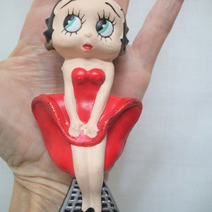 Vintage Betty Boop Ornament, Iconic Flapper Betty Boop, Betty Boop in Seven Year itch Pose, Betty Boop Christmas Tree Ornament, image 5