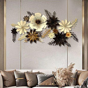 Iron golden new desingn moderon creative wall art for home decor