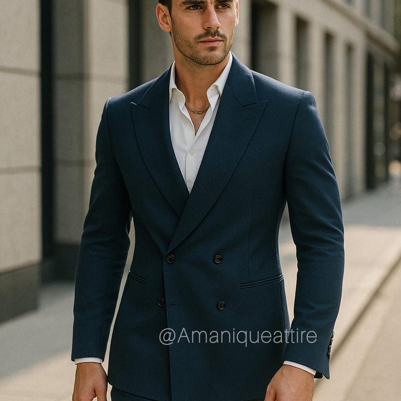 Bellington | Men’s Spring Double Breasted Suit Set main image 1