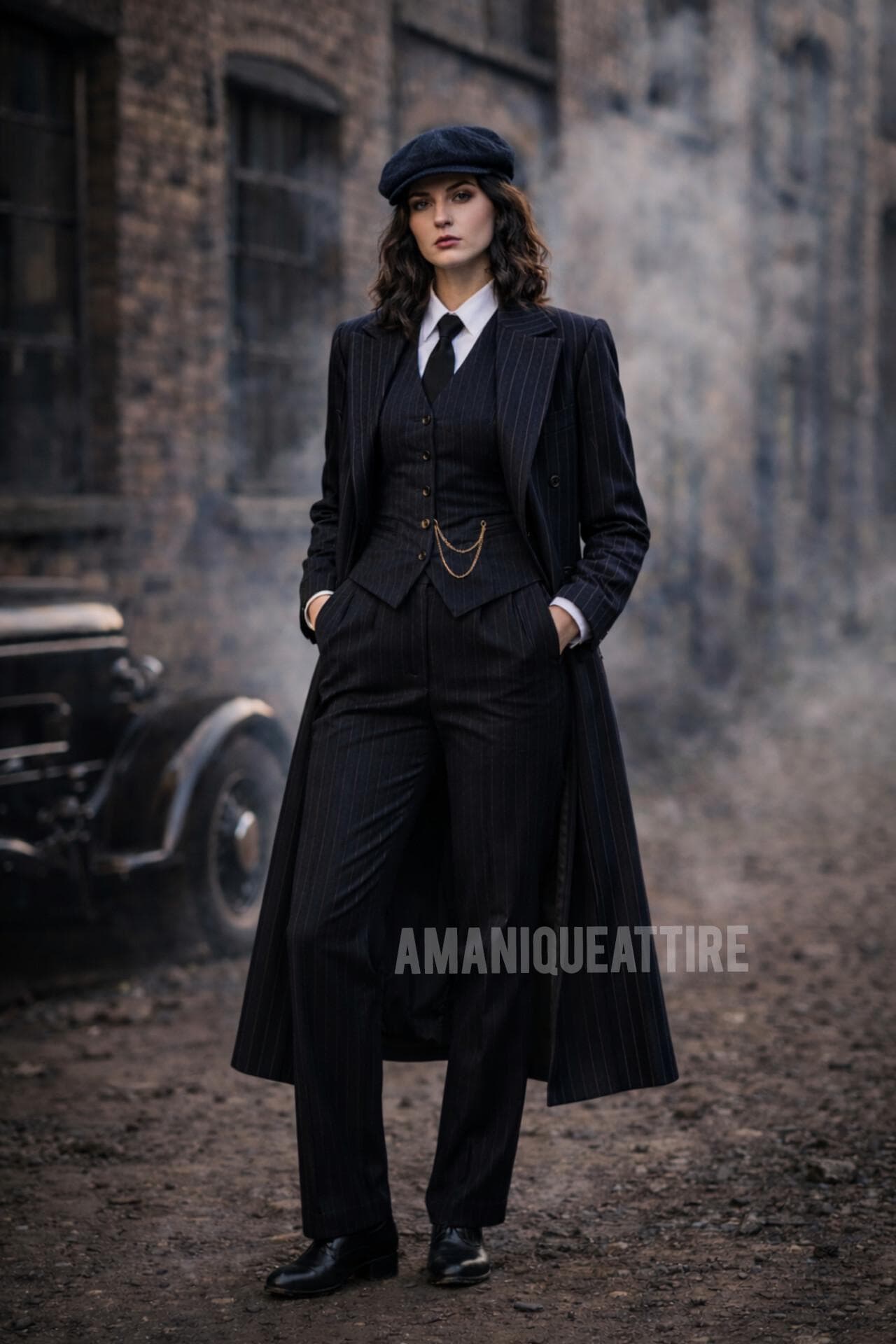 peaky blinders dress code ladies Womens pinstripe suit peaky blinders womens hairstyles