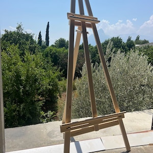 Wooden Artist Easel - Adjustable Tabletop Display Stand for Painting, Drawing, Sketching - Lightweight Portable Studio Art Supply