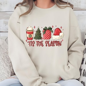 Tis The Season Sweatshirt, Christmas Tis The Season Sweatshirt, Merry Christmas Shirt, Christmas Sweatshirt, Cute Winter Hoodie