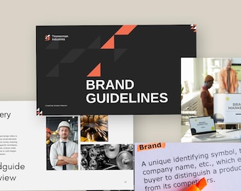 Canva Brand Guidelines Template: Customizable Style Guide (PDF Download)