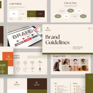 Brand Guidelines Template | Canva Template | Brand Manual | Brand Usage Guide | Brand Identity Guidelines | Style Guide
