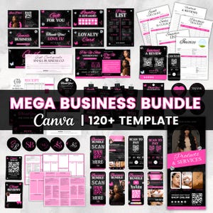 Business Starter Kit: 120+ bearbeitbare Canva-Vorlagen (digitaler Download)