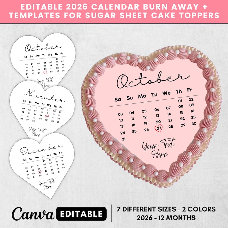 Printable Cake Designs - Etsy