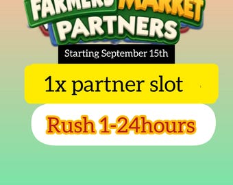 1 Slot Farmers Market Partners Monopoly Go - Schnelle Lieferung