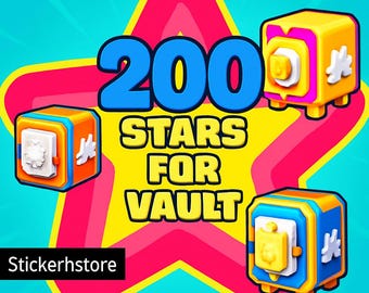 Recompensas do cofre de estrelas do Monopoly Go por meio de adesivos: 200 estrelas (novo álbum)