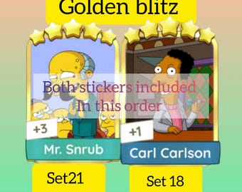 Adesivo Monopoly Golden Blitz Snrub & Carlsen (Entrega Digital)