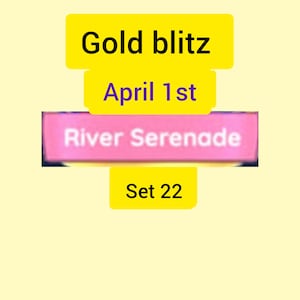 River Serenade Sticker Golden Blitz ( fast delivery)