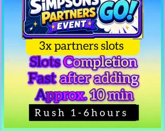 Partners event 3 slot Monopoly- Timely delivery