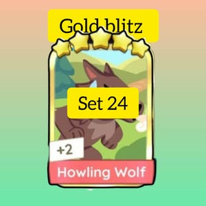 Adesivo Mono Howling Wind Golden Blitz