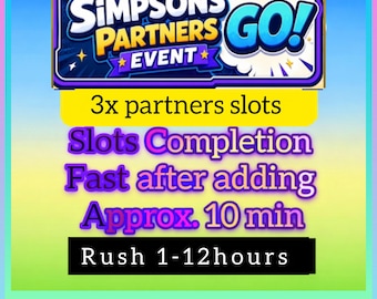 Partners event 3 slot Monopoly- Timely delivery