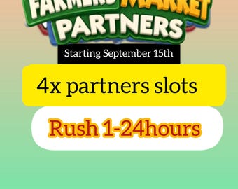 4 Slots für die Veranstaltung „Monopoly“ von Farmers Market Partners (Schnelle Lieferung)