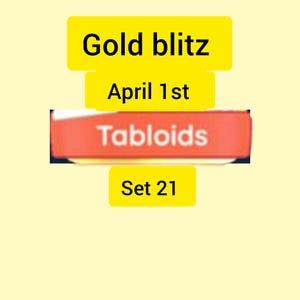 Golden Blitz tabIoids Sticker