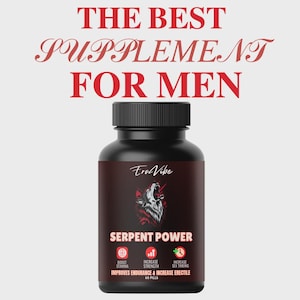 EroVibe Serpent Power Herbal Wellness Capsules for Men – Natural Energy & Strength Support – 60 Pills
