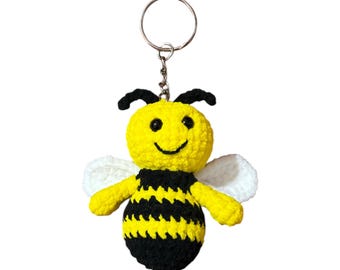 Bee Keychain / Backpack Charm / Bag Charm