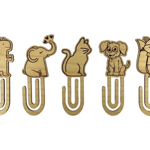 Cute Animal Clip Bookmark - Maple