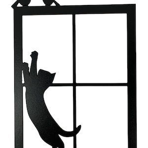 Cat and Birds in Window -  Wall Decor