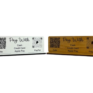 Custom Small QR Code Sign - Social Media Sign