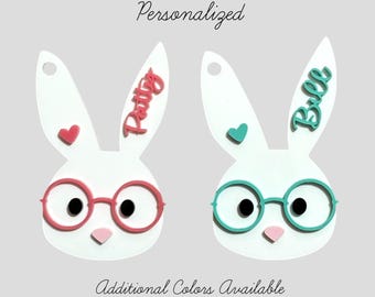 Personalized Easter Bunny - Personalized Easter Basket Tag