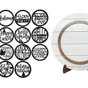 Mini Interchangeable Sign - Words