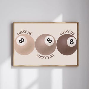 Lucky You, Lucky Me, Lucky Us | Printable Wall Art | Digital Download | Instant Print For Home Decor | Item Details List Sizing
