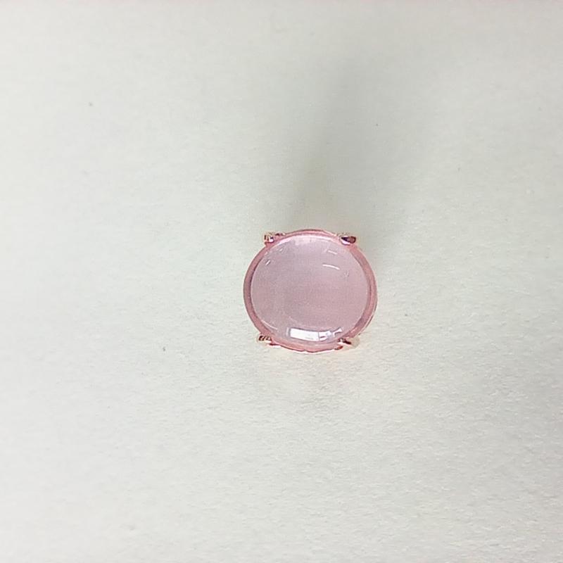 Pandora Rose Gold Plated Pink Oval Cabochon Slide Charm Gift Bag