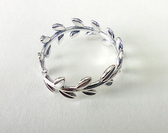 pandora 925 ale Lorbeerkranz breit statement ring sz 50-58 geschenk tasche