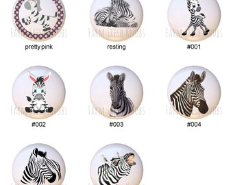 Zebra Knobs Etsy