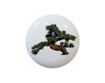 Bonsai Tree Tree DECORATIVE Ceramic Dresser Drawer PULLS Cabinet Cupboard KNOBS
