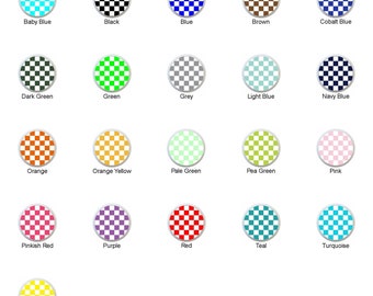 Checkerboard Checkered Checked DECORATIVE Ceramic Dresser Drawer PULLS Cabinet Cupboard KNOBS