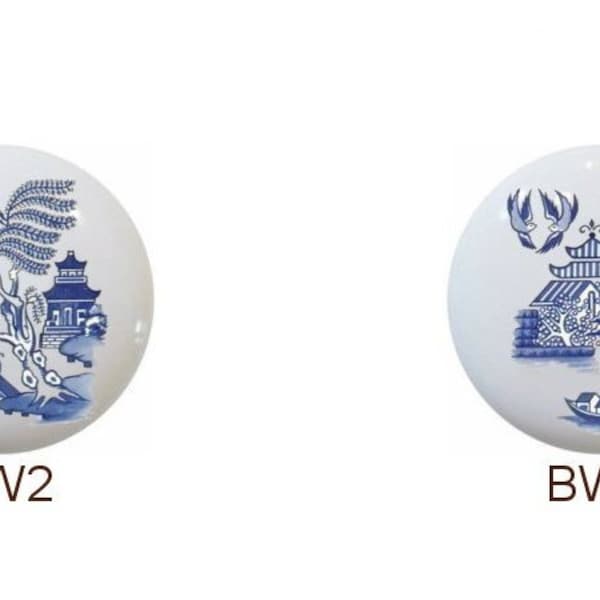 Blue Drawer Pull Etsy