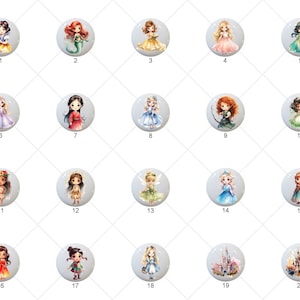 Little Princess Pink Purple Fairytale Fairy Tale Castle Kingdom - 1.5&quot; DECORATIVE Glossy Ceramic Dresser Drawer PULLS Cabinet Cupboard KNOBS