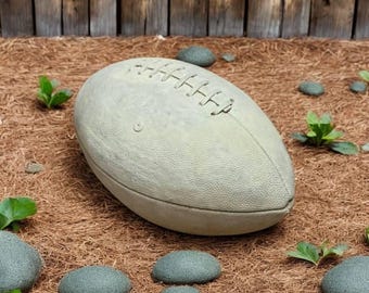 Football Figure Concrete Ball Figurine Detailed Football Fans Gift Outdoor Stone Decoration Soccer Players Sculpture Garden Statue