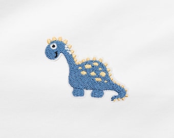 Aufnäher gestickter Dinosaurier  Patch Bügelbild für Kleidung & Taschen A42