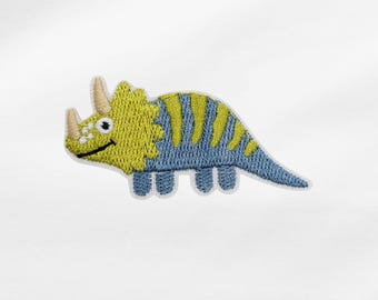 Aufnäher gestickter Dinosaurier  Patch Bügelbild für Kleidung & Taschen P33