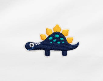 Aufnäher gestickter Dinosaurier Patch Bügelbild für Kleidung & Taschen A47