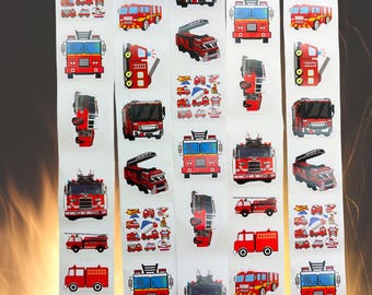 50 Aufkleber Feuerwehr 20mm verschiedene Motive .fw1