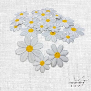 Blume Blüte gestickter Patch  Aufnäher Aufbügelflicken Bügelbild . P269